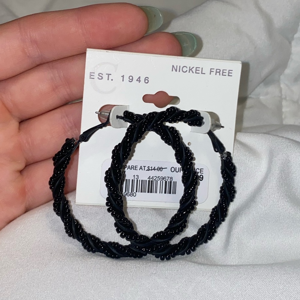 brand new hoop earrings!